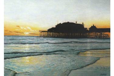 Evening Glow, West Pier, Brighton