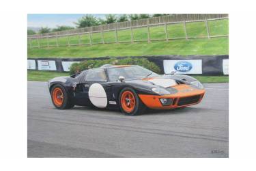 Orange & Black Ferrari