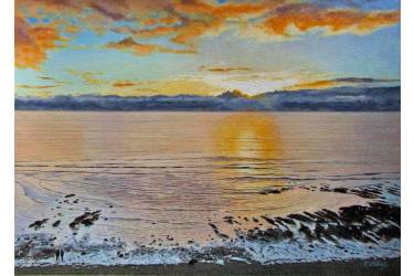 Sunset at Birling Gap