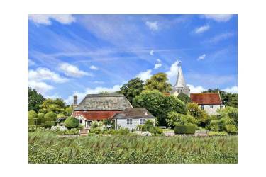 The Clergy House and St Andrews Church, Alfriston