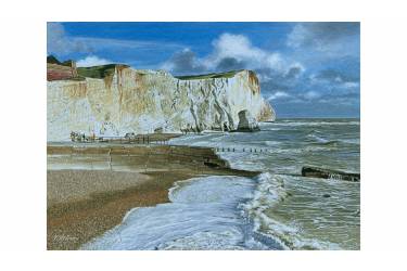 Winter at Splash Point, East Sussex
