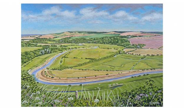 Cuckmere River from High & Over, East Sussex