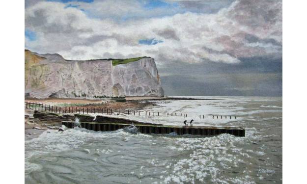 Breakwater at Splash Point, Seaford