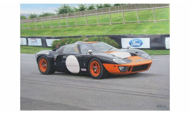 Orange & Black Ferrari