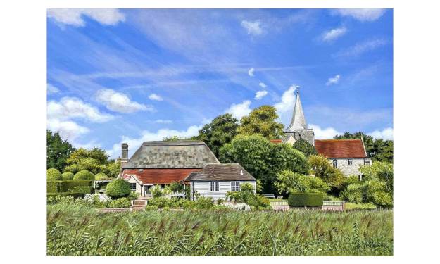 The Clergy House and St Andrews Church, Alfriston