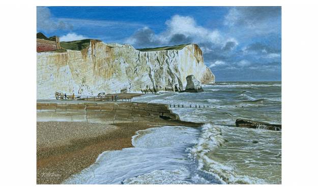 Winter at Splash Point, East Sussex